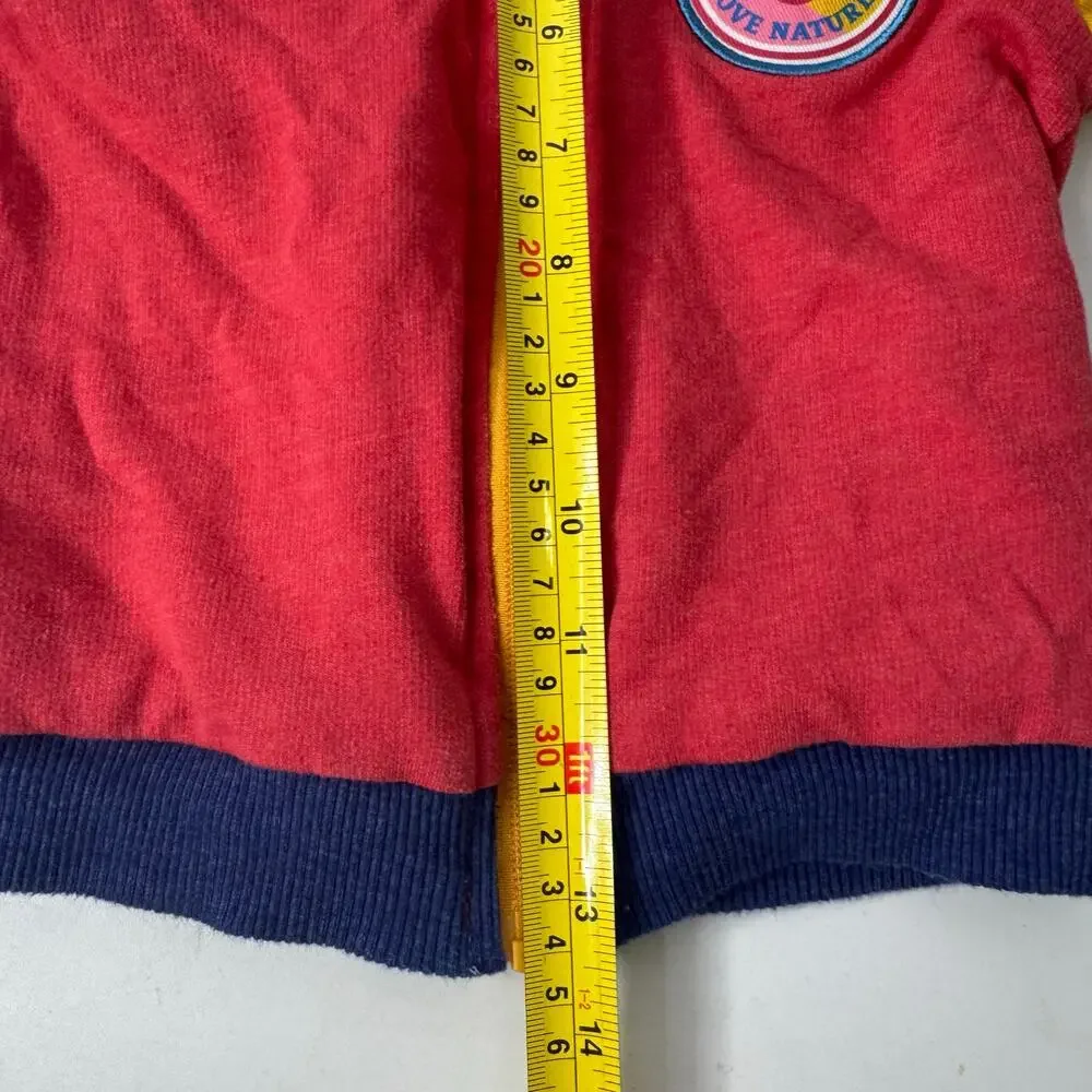 Vintage Mickey & Minnie Mouse Reversible Zip Up Sweatshirt Toddler 2T